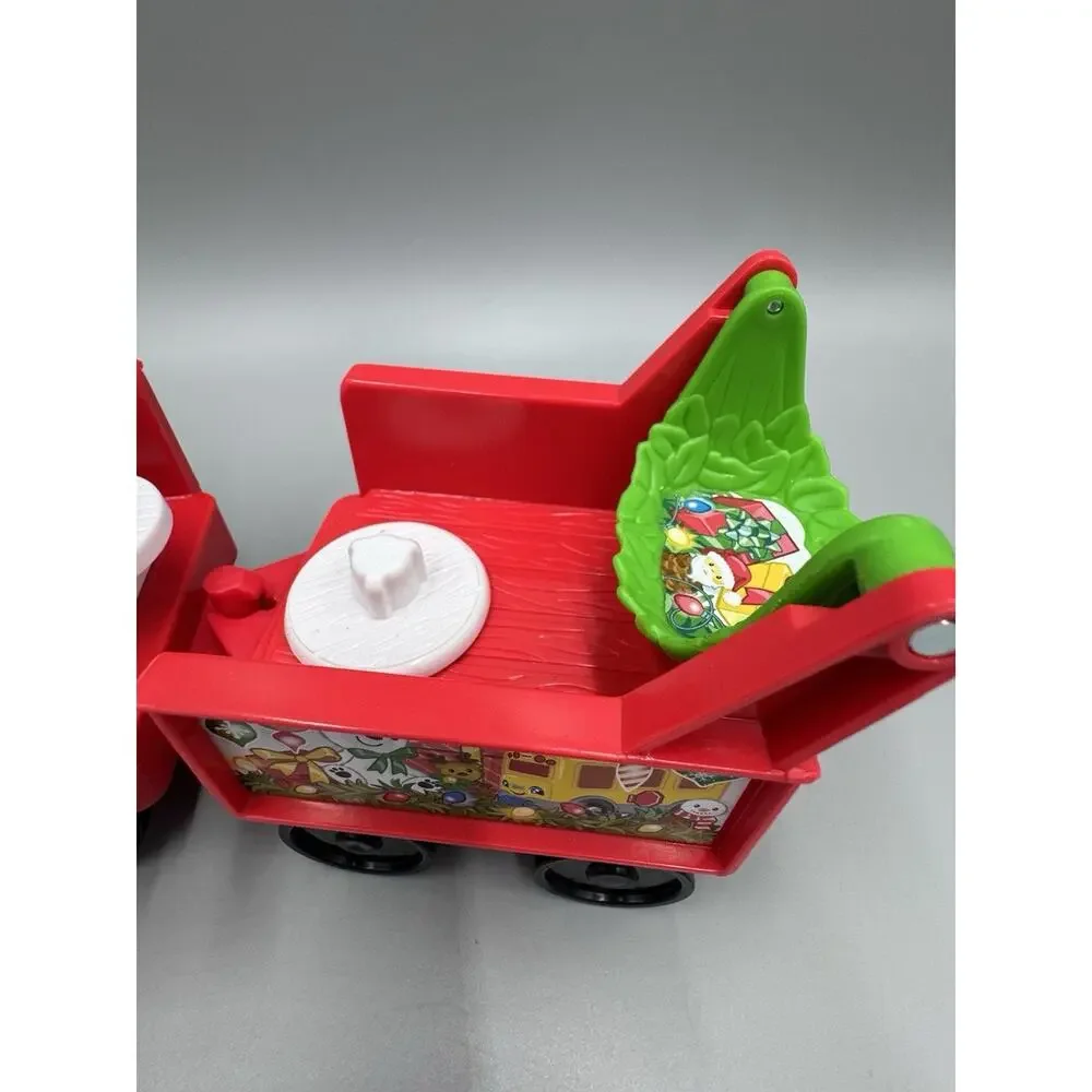 Vintage Little People Musical Christmas Train Fisher-Price Tested & Working
